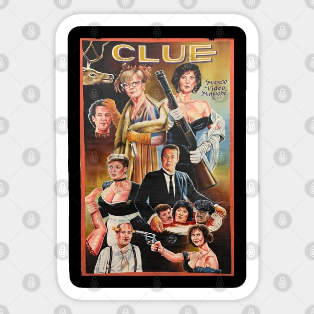 Clue poster art Sticker by alea crew